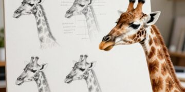 Giraffe malen