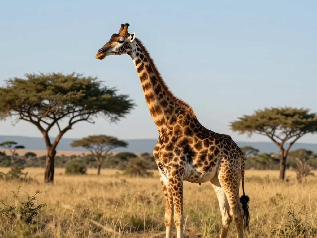 Giraffe realistisch malen mit korrekten Proportionen