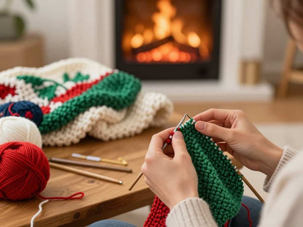 Handarbeiten für Oma stricken und häkeln