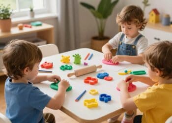 Knete-Spiele für Kleinkinder