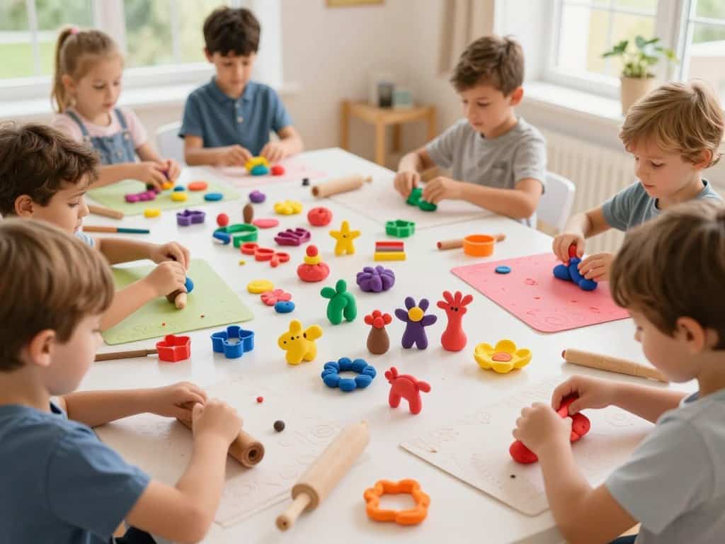 Knete Spielideen für Kinder verschiedener Altersgruppen