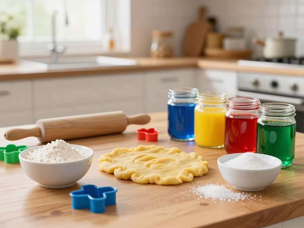 Knete Zutaten für natürliche Knete