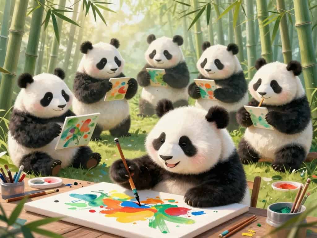 Kreative Panda Ideen und verschiedene Panda Stile