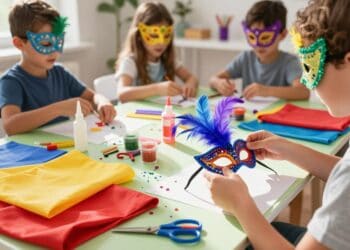 Maske Karneval selber machen
