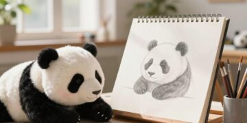 Panda malen