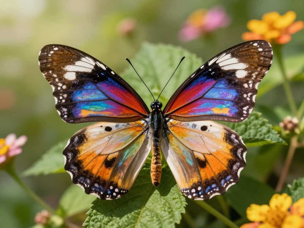 Schmetterling malen Symmetrie und Proportionen richtig darstellen