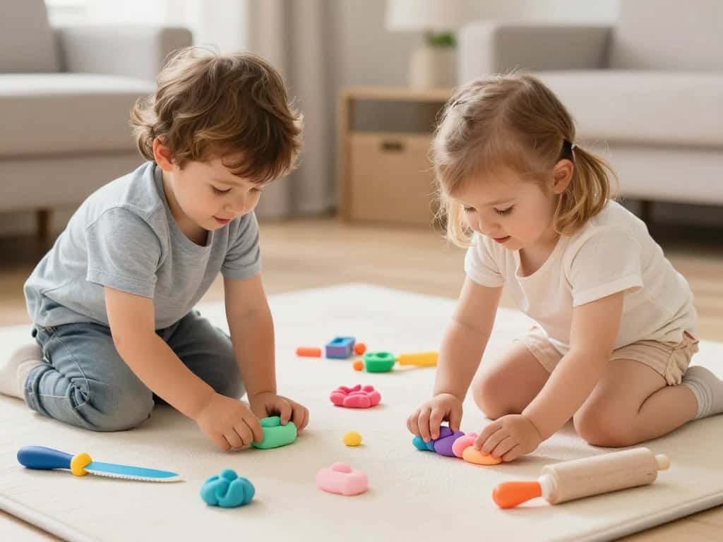 Sichere Knete für Kleinkinder beim sicheren Spielen