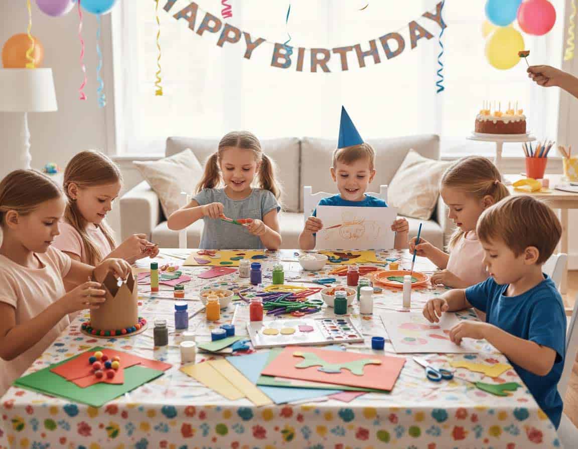 Kinderbasteln zum Kindergeburtstag Kinderbasteln zum Kindergeburtstag