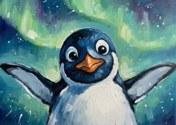 Pinguin malen