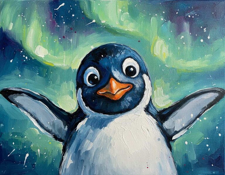 Mehr über den Artikel erfahren Pinguin malen