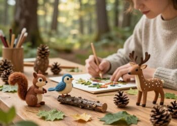 Basteln Thema Wald