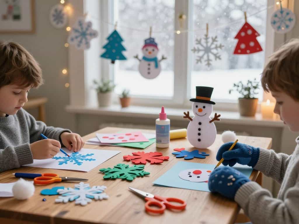 DIY Winter Bastelprojekte mit Wintermotive