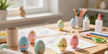 Eier aus Toilettenpapier
