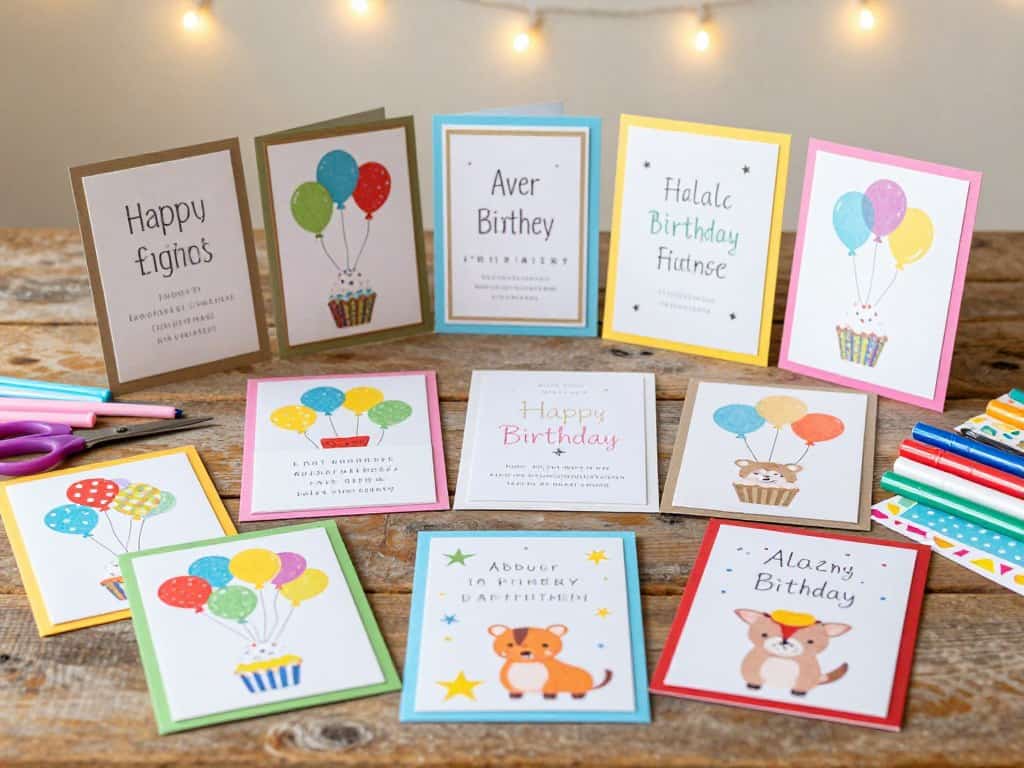 Kreative Einladungskarten basteln für verschiedene Altersgruppen