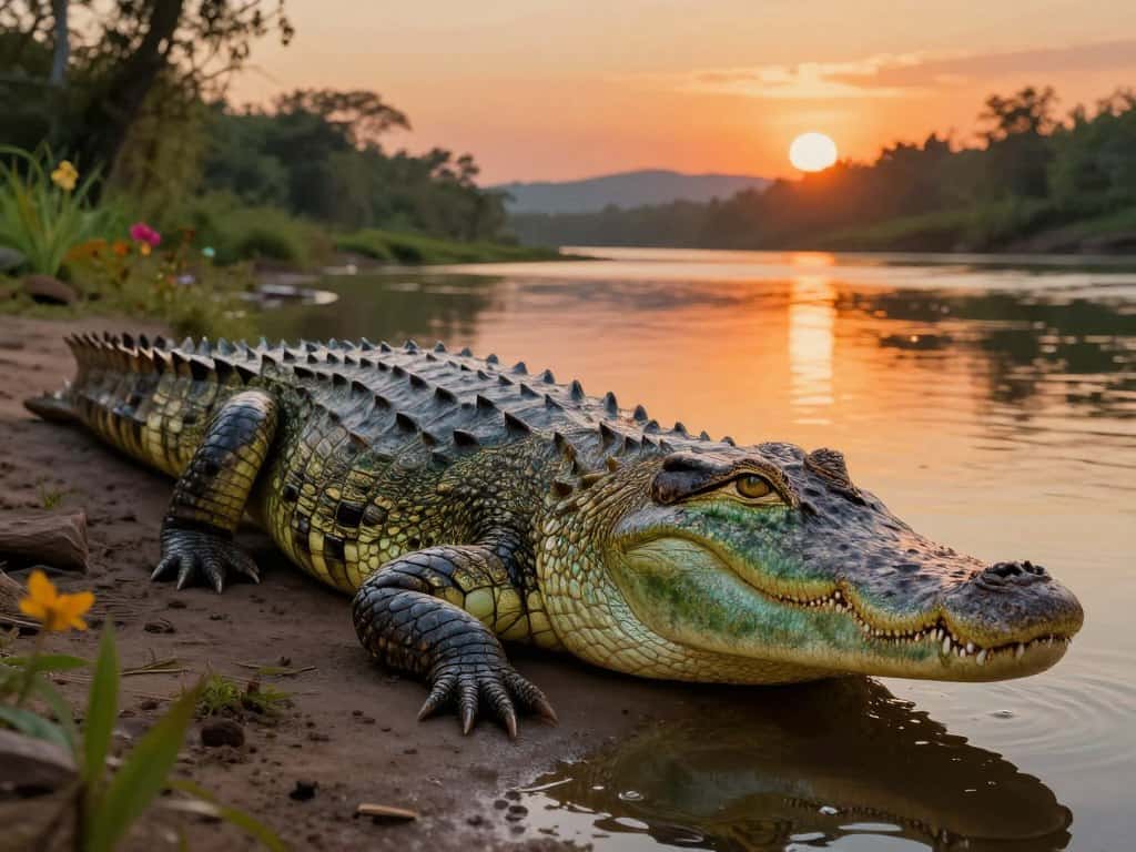 Krokodil realistisch malen mit fortgeschrittenen Techniken