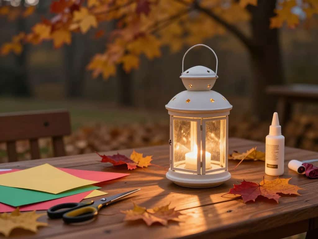 Laternen basteln DIY Projekte Herbst
