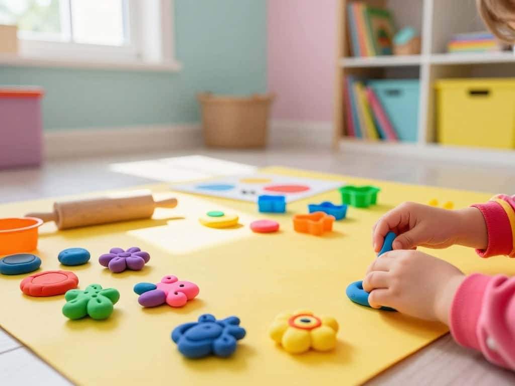 Sichere Knetmasse für Kinder zum Spielen und Lernen
