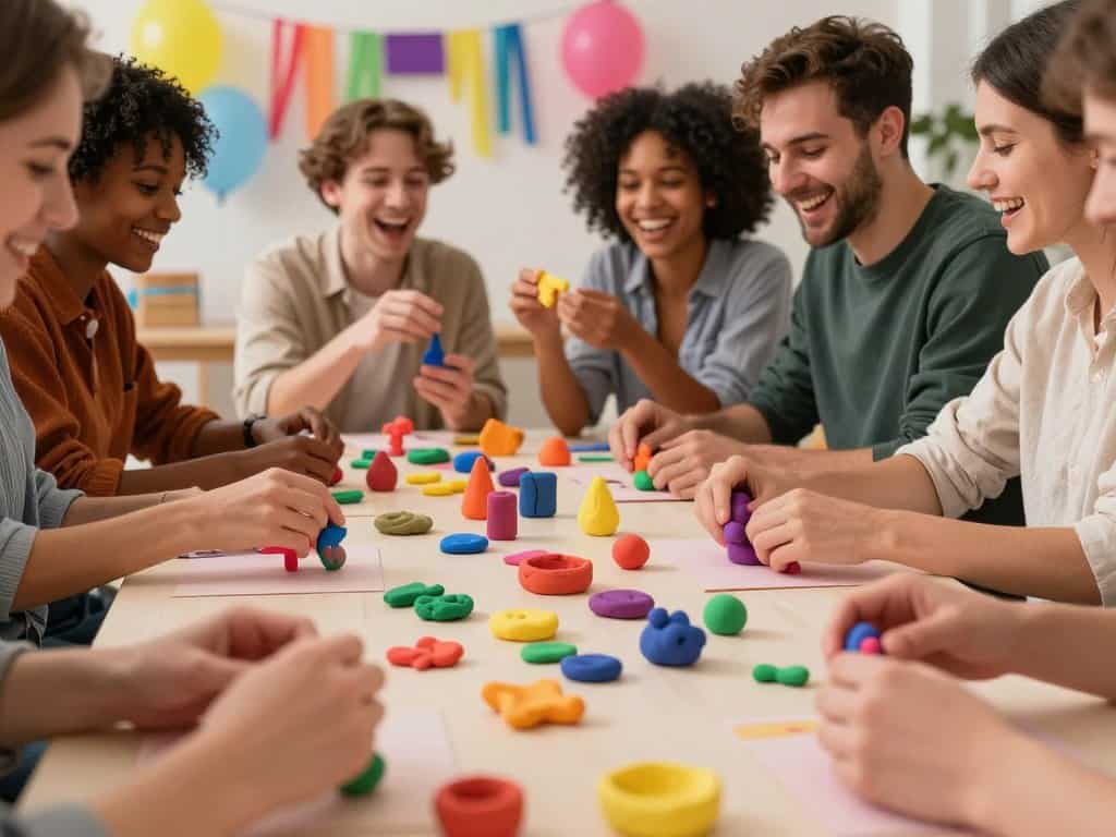 beste Knetspiele für Partys