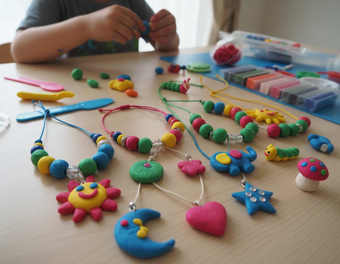 Knete-Schmuck selber machen Knete-Schmuck selber machen