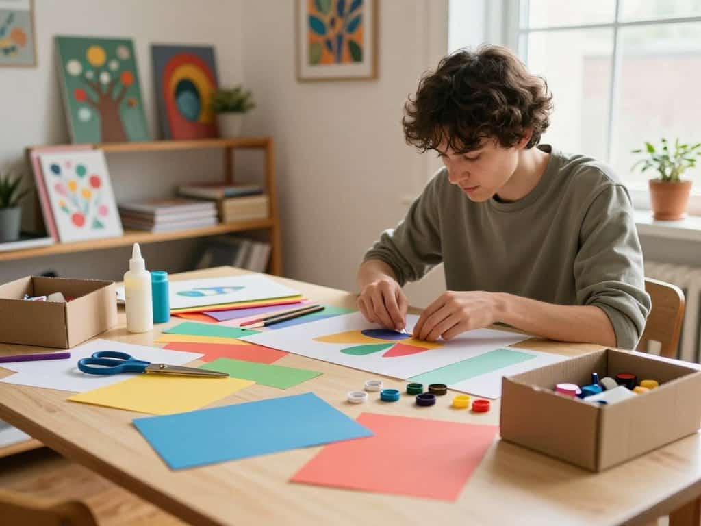 Bastelprojekte Anfänger mit Alltagsmaterialien