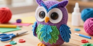 Eule aus Socken basteln