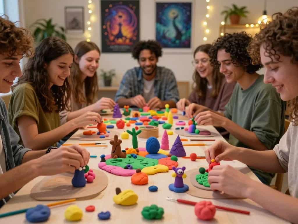 Fantasiewelten Weltenbau mit Knete gemeinsam erschaffen