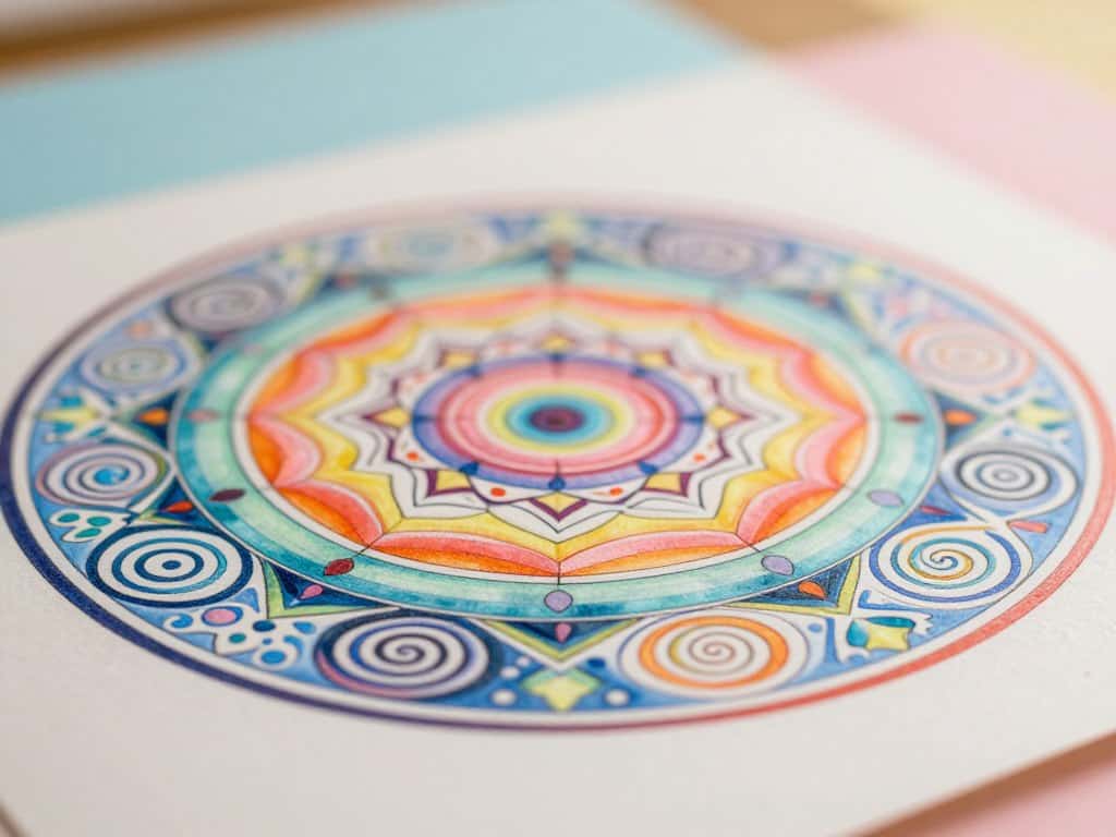 Fortgeschrittene Mandala Techniken und symmetrische Muster
