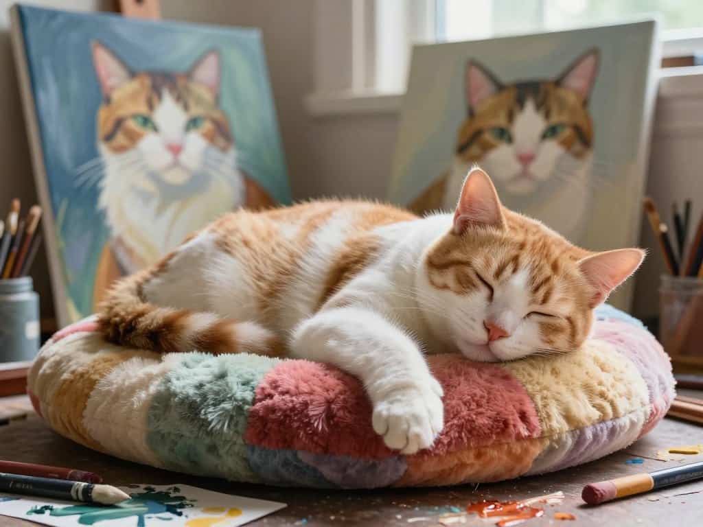 Maltechnik verbessern bei Katzenmotiven
