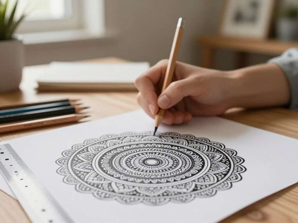 Mandala Vorlagen und häufige Zeichenfehler vermeiden