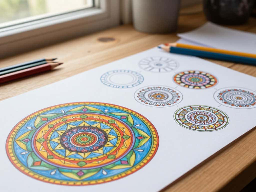 Mandala für Anfänger Schritt für Schritt Anleitung