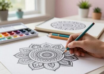 Mandala zeichnen