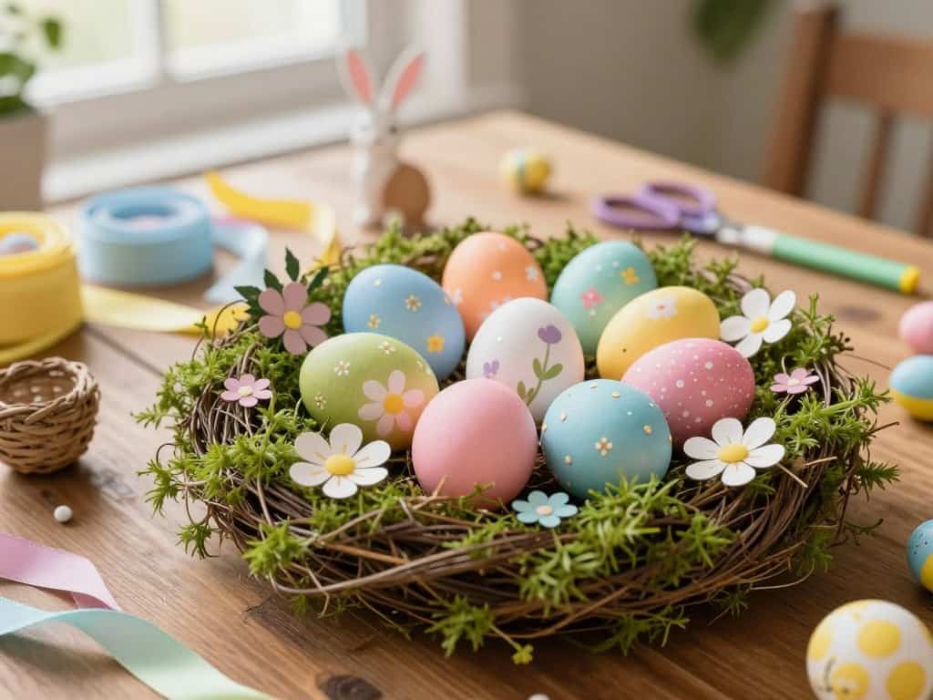 Osternest gestalten mit kreativen Dekorationen