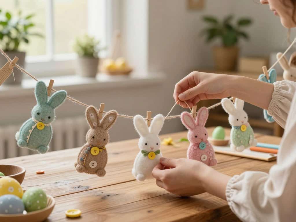 Osterschmuck selber machen mit langlebigen Materialien