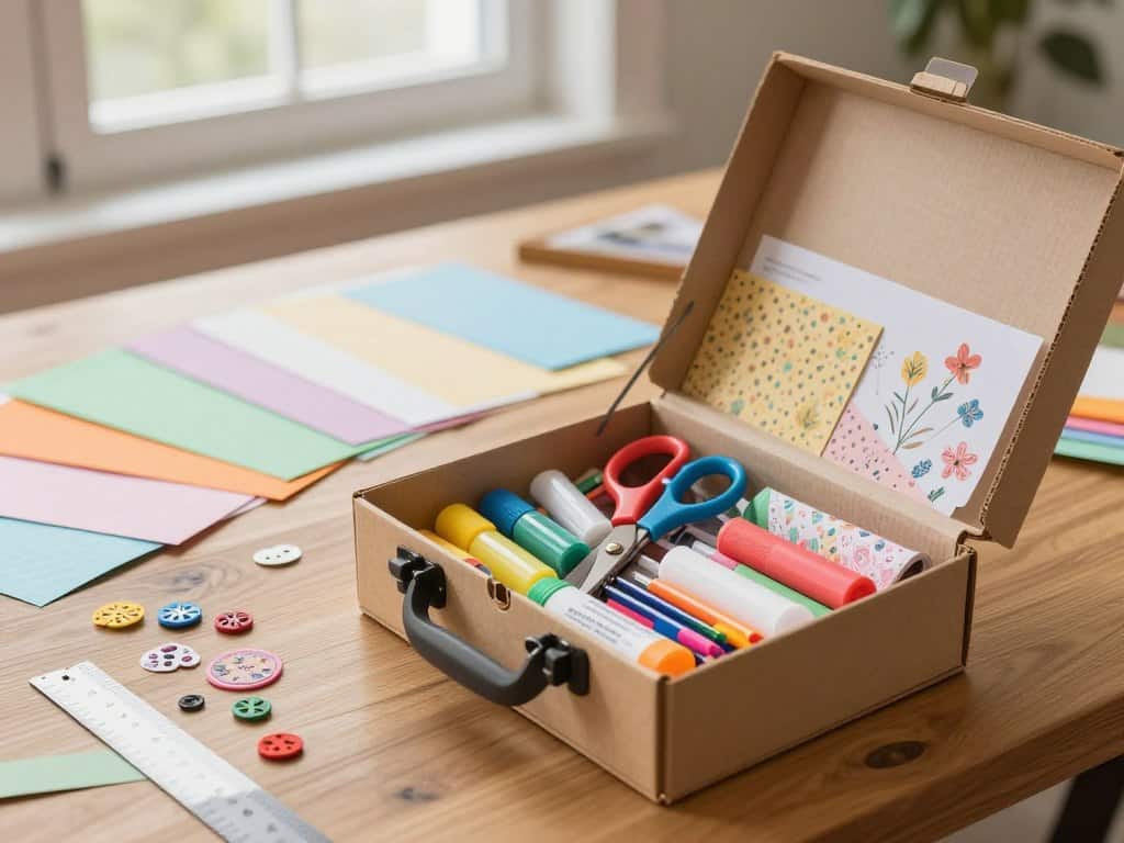 Papierbastelei Werkzeugkiste Fehler vermeiden