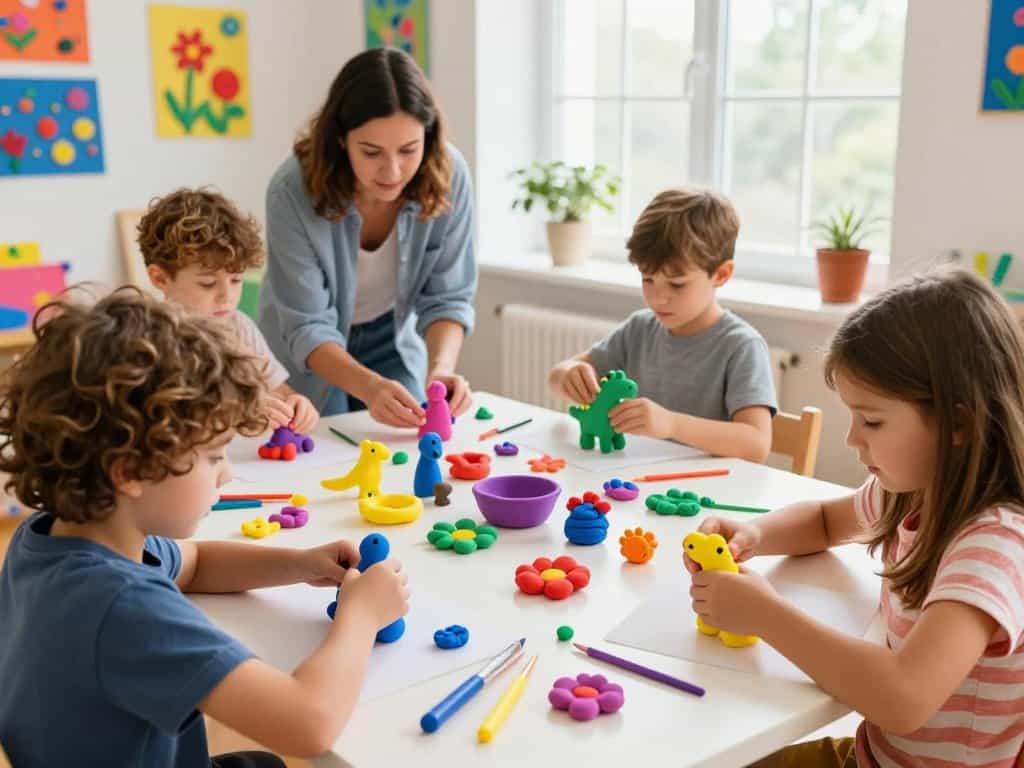 Spiele mit Knete und kreative Challenges