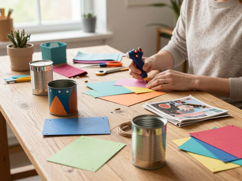 Upcycling Techniken und Basteltipps mit Alltagsmaterialien