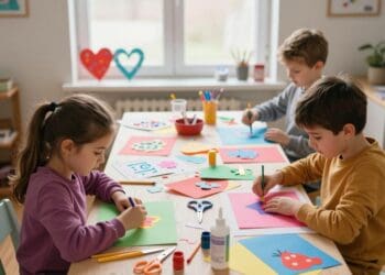 Basteln im Februar mit Kindern