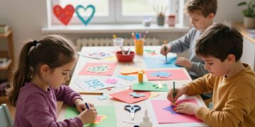 Basteln im Februar mit Kindern