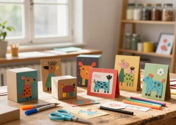 Basteln mit Karton Papier
