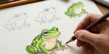 Wie zeichnet man Frosch?