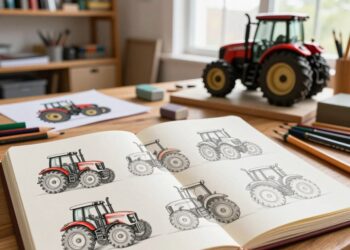 Wie zeichnet man Traktor?