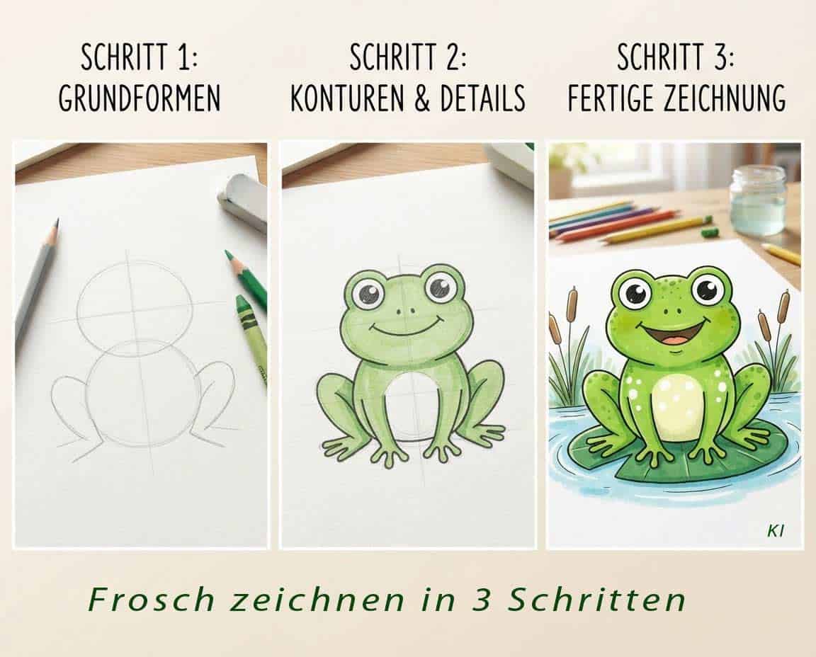 Fosch zeichnen in 3 Schritten - Anleitung Fosch zeichnen in 3 Schritten - Anleitung